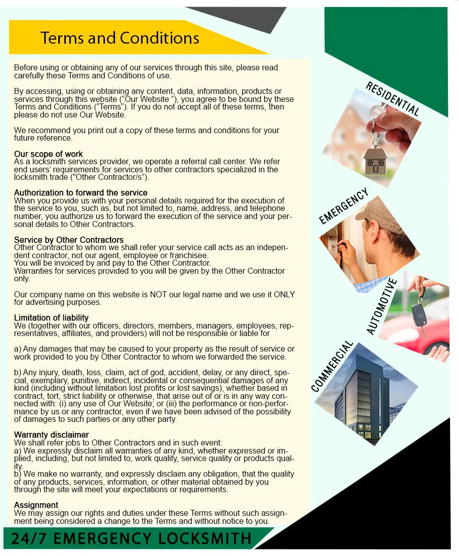Yorba Linda Locksmith Service Yorba Linda, CA 714-988-0019 - terms-and-condition-68-19mod